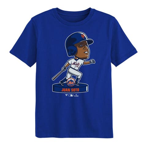 Preschool Fanatics Juan Soto Royal New York Mets Bobble Head Player T-Shirt