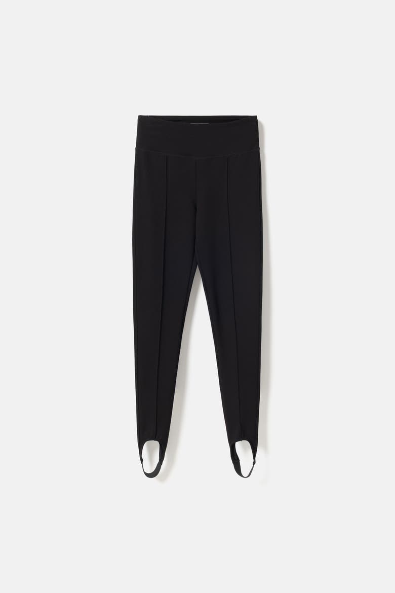 Lavinia Slim Pull-on Jersey Pants, Alternate, color, Black