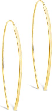 Sterling Forever Bar Threader Earrings