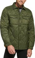 Calvin Klein Water Resistant Quilted Shirt Jacket