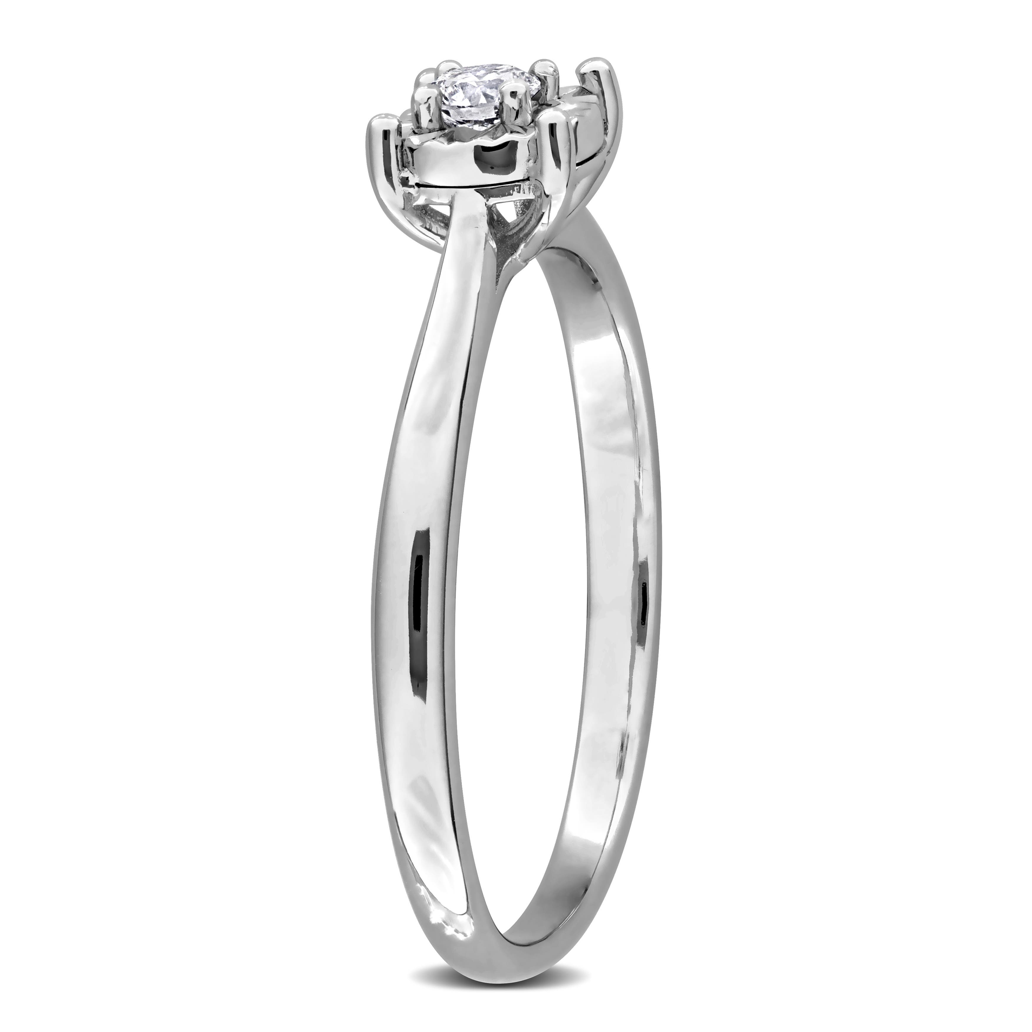Julianna B. Lab Grown Diamond Solitaire Promise Ring (Women) | Nordstrom