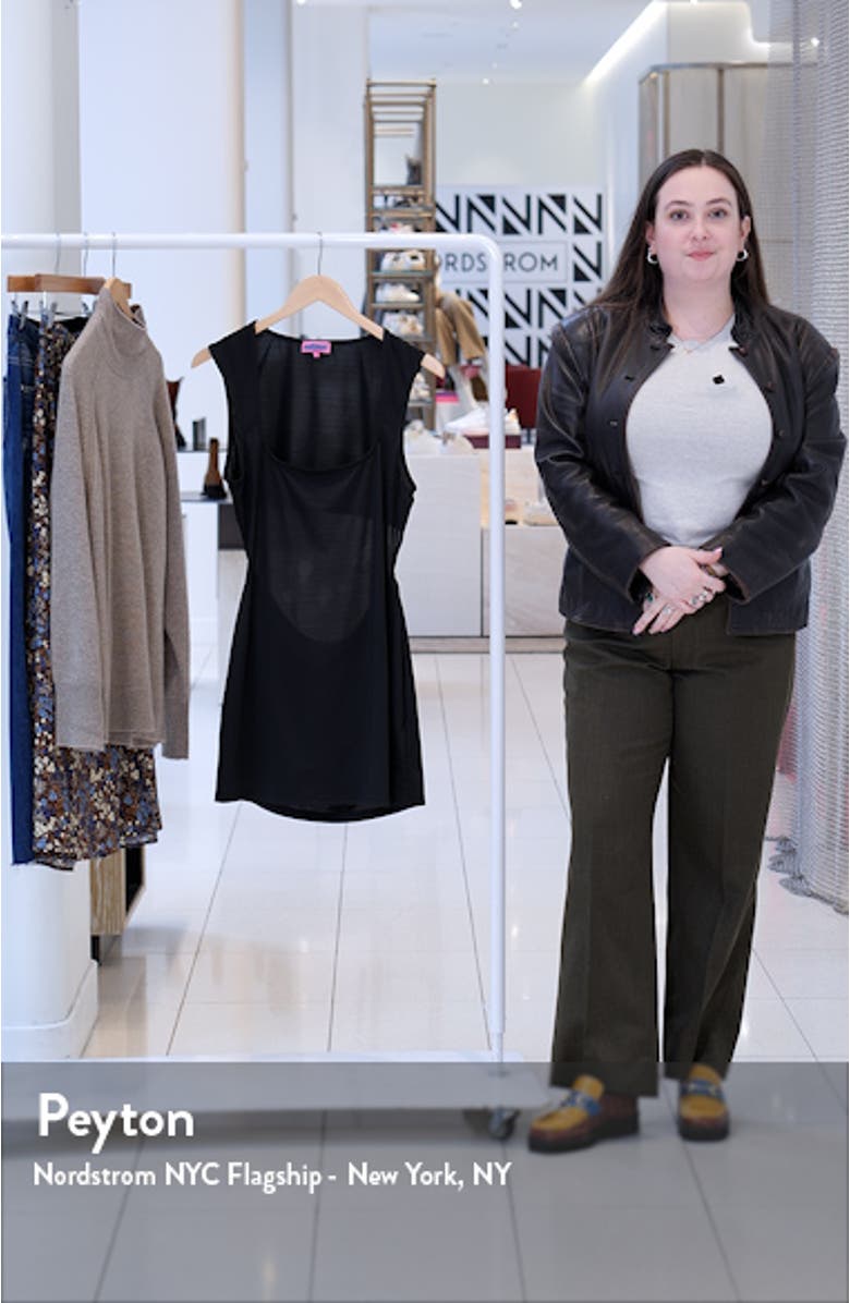 It Girl Back Cutout Minidress, sales video thumbnail