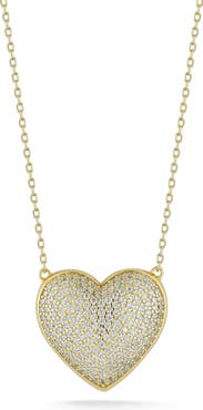 GLAZE JEWELRY CZ Pavé Heart Pendant Necklace