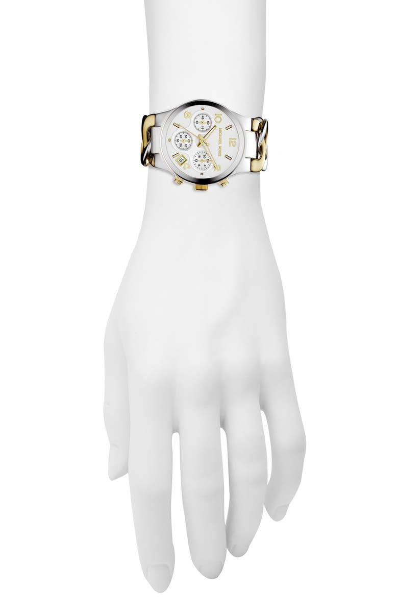 MICHAEL Michael Kors Michael Kors Chain Bracelet Chronograph Watch, 38mm, Alternate, color, 