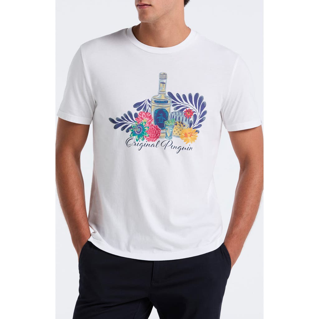 Original Penguin Tequila Cotton Graphic T-shirt In Multi