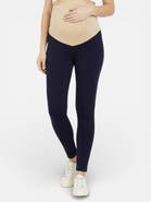 MOTHERHOOD MATERNITY Secret Fit Over the Belly Coated Full Length Legging