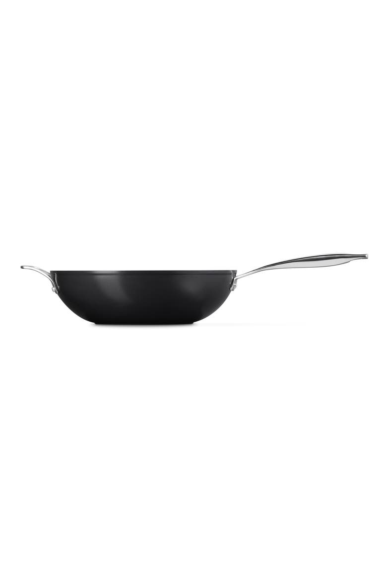 Essential Nonstick Ceramic Stir Fry Pan, Alternate, color, BLACK