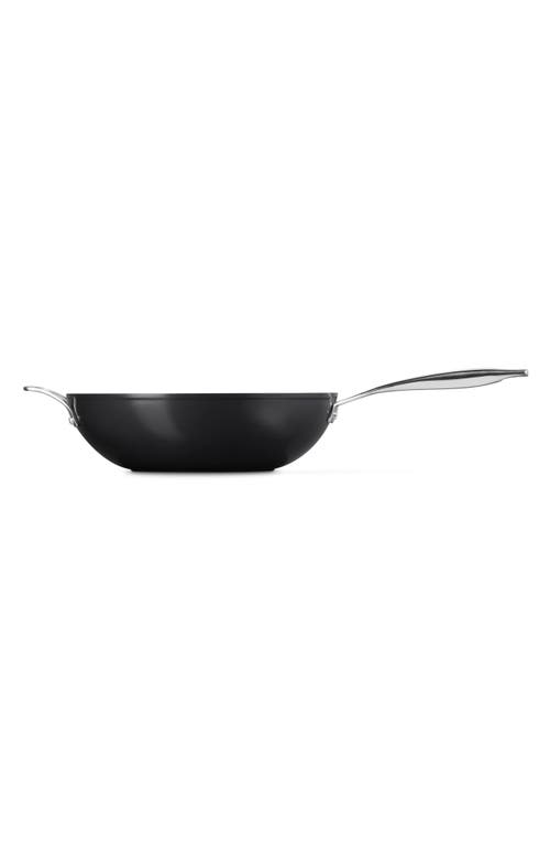 Le Creuset Essential Nonstick Ceramic Stir Fry Pan In Black