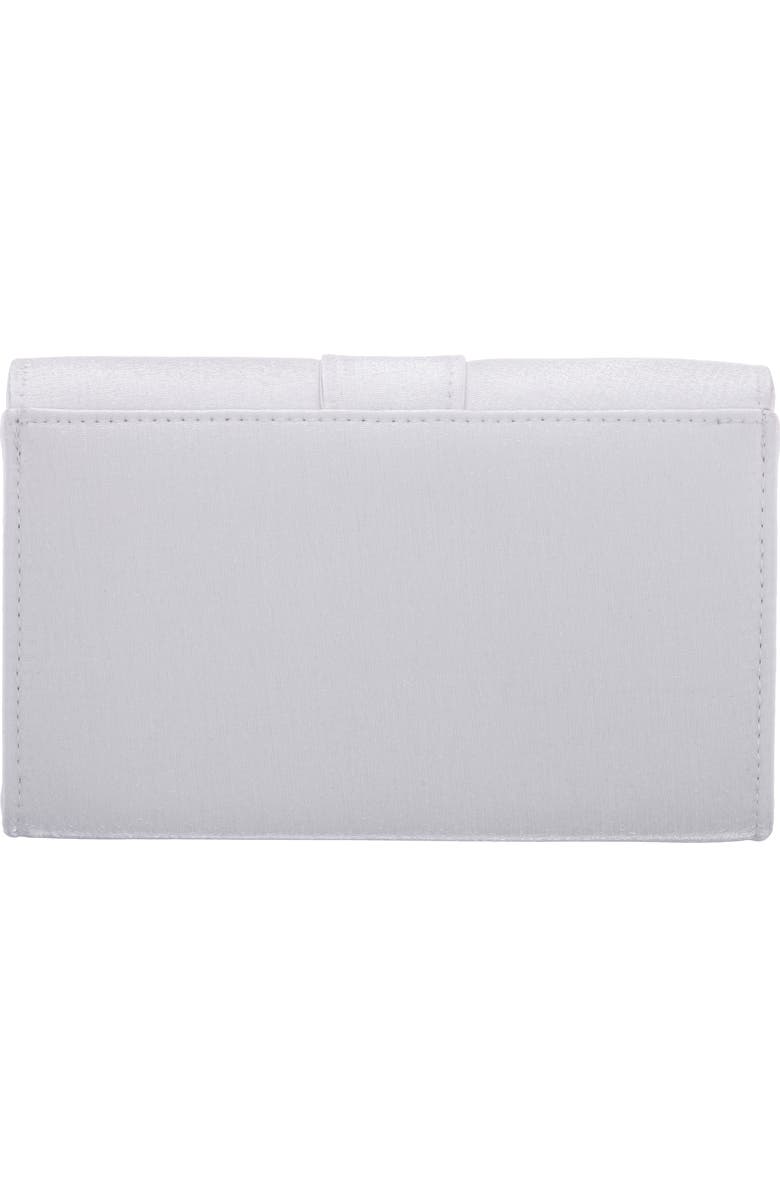 Nina Etta Clutch, Alternate, color, White