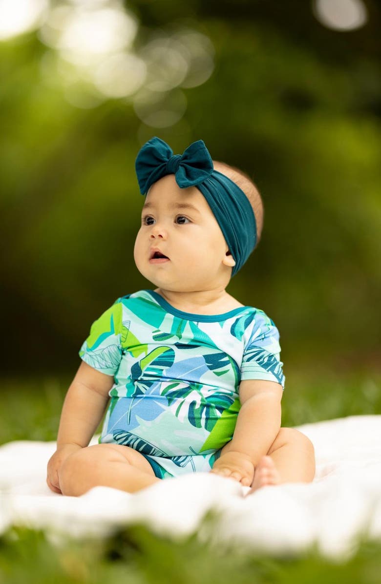 Coco Moon Backyard Oasis Bodysuit, Alternate, color, Green