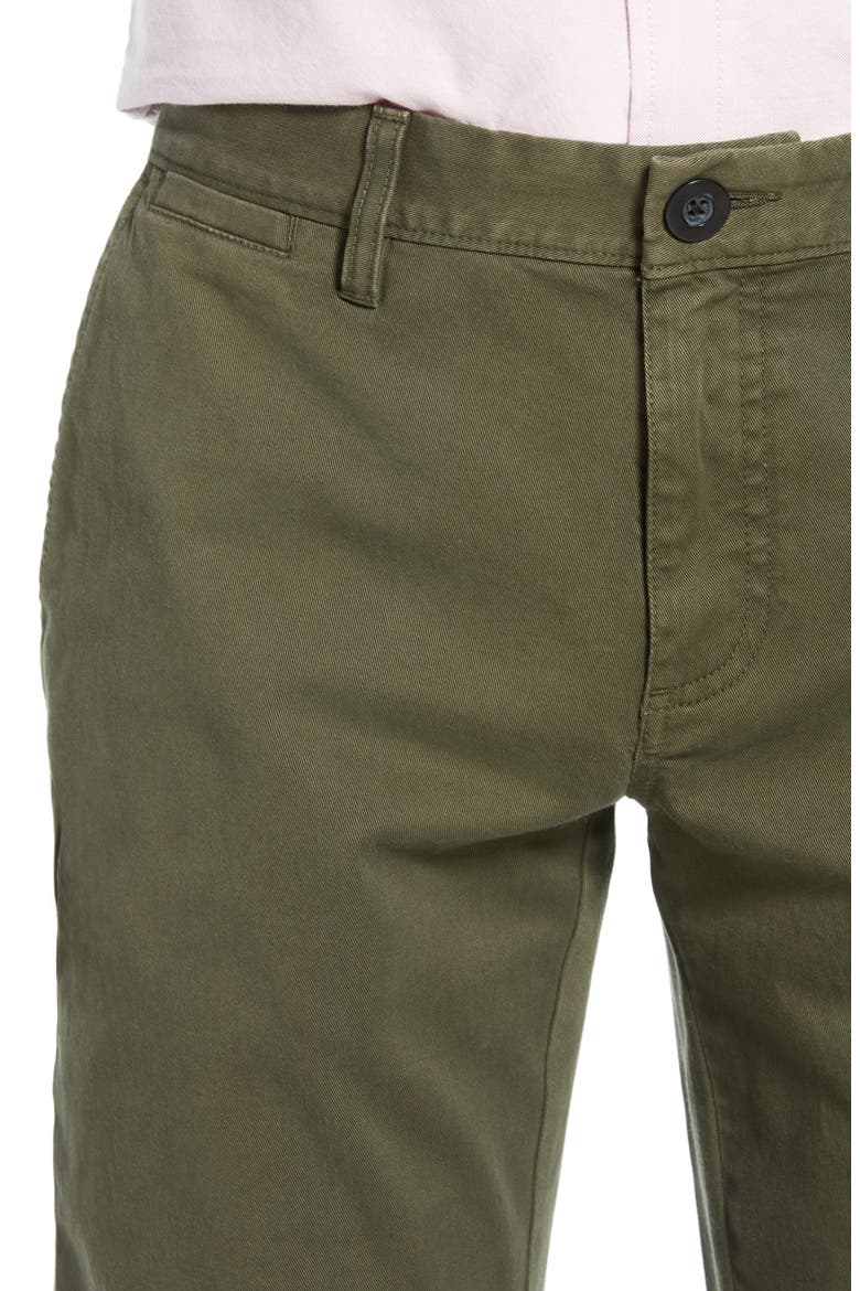 Slim Fit Chinos, Alternate, color, OLIVE GROVE