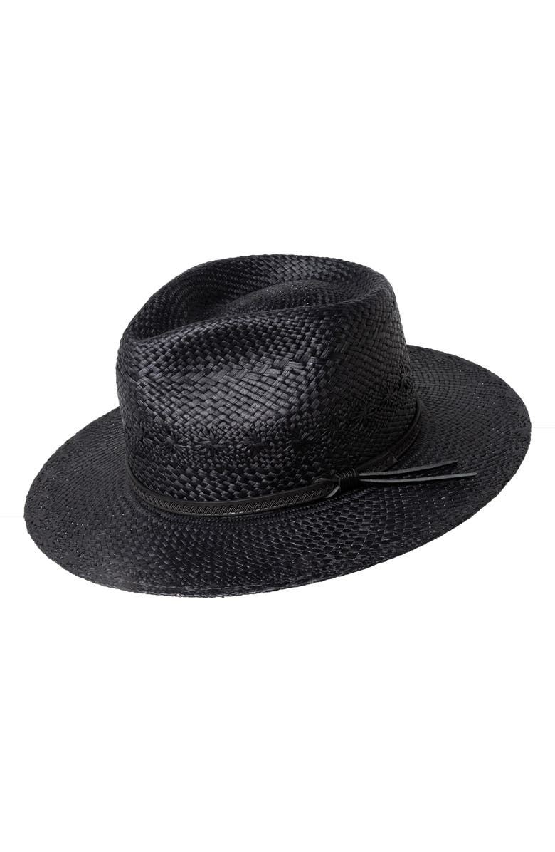 Bailey Horan Woven Panama, Main, color, Black