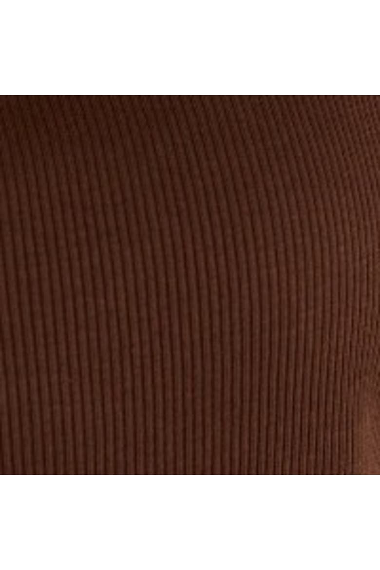 Cecilia Organic Cotton Rib Tank, Alternate, color, Dark Chocolate