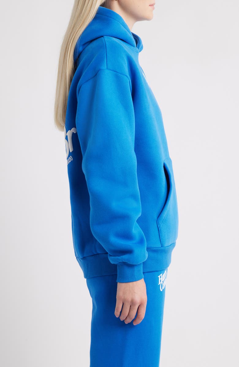 HAPPY CAMP3R Puff Series Core Logo Cotton Blend Hoodie, Alternate, color, Royal Blue