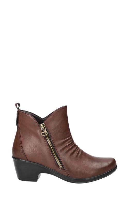 Easy Street Jeanie Bootie In Brown