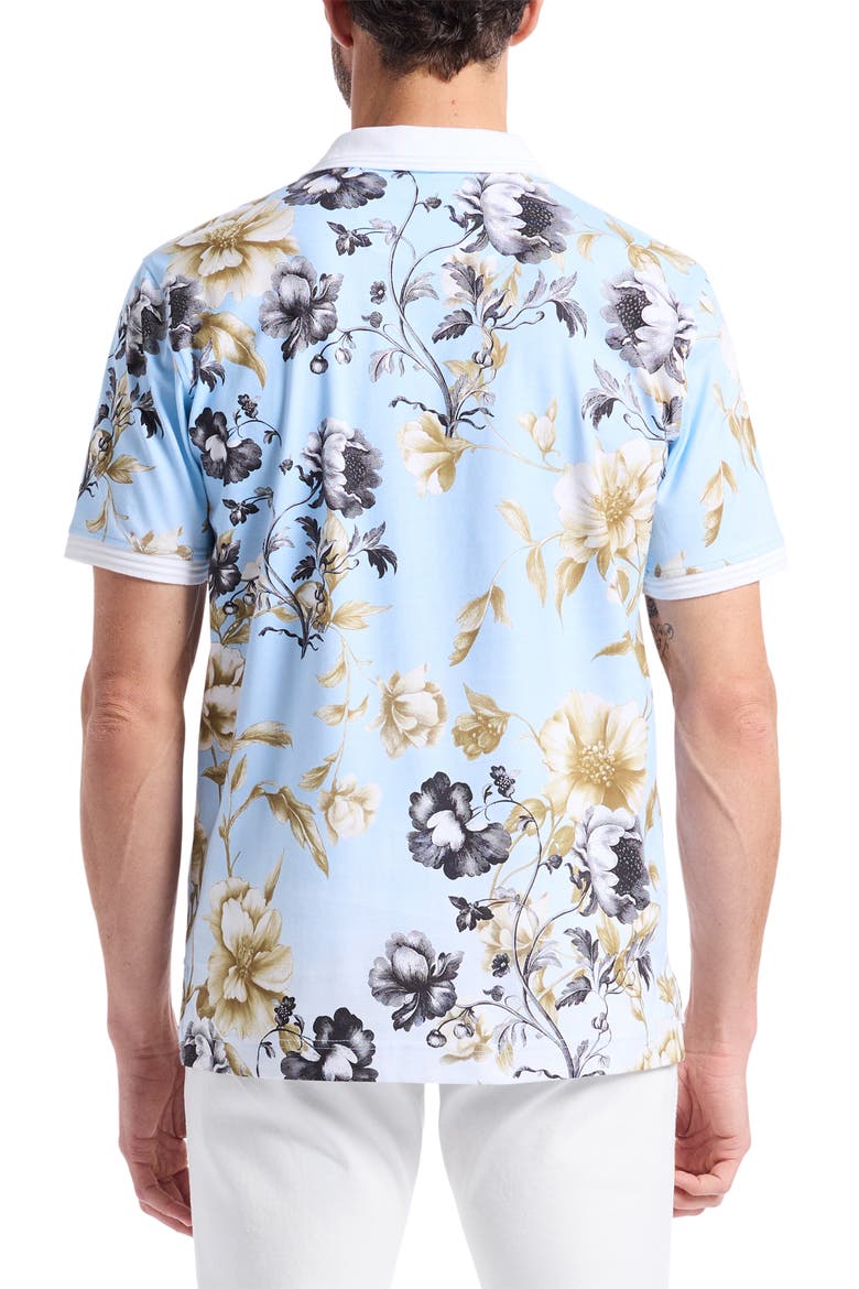 Milson Floral Polo, Alternate, color, MULTI