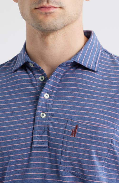 Johnnie-o Ryan Stripe Polo In Multi