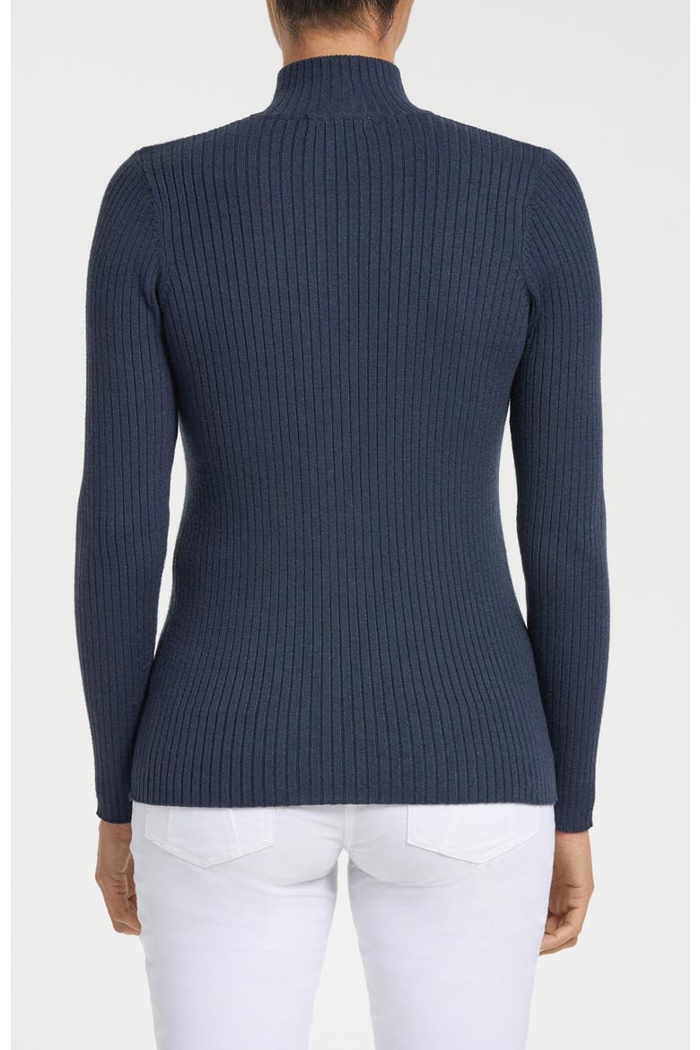 Stacey Ribbed Sweater, Alternate, color, Blue