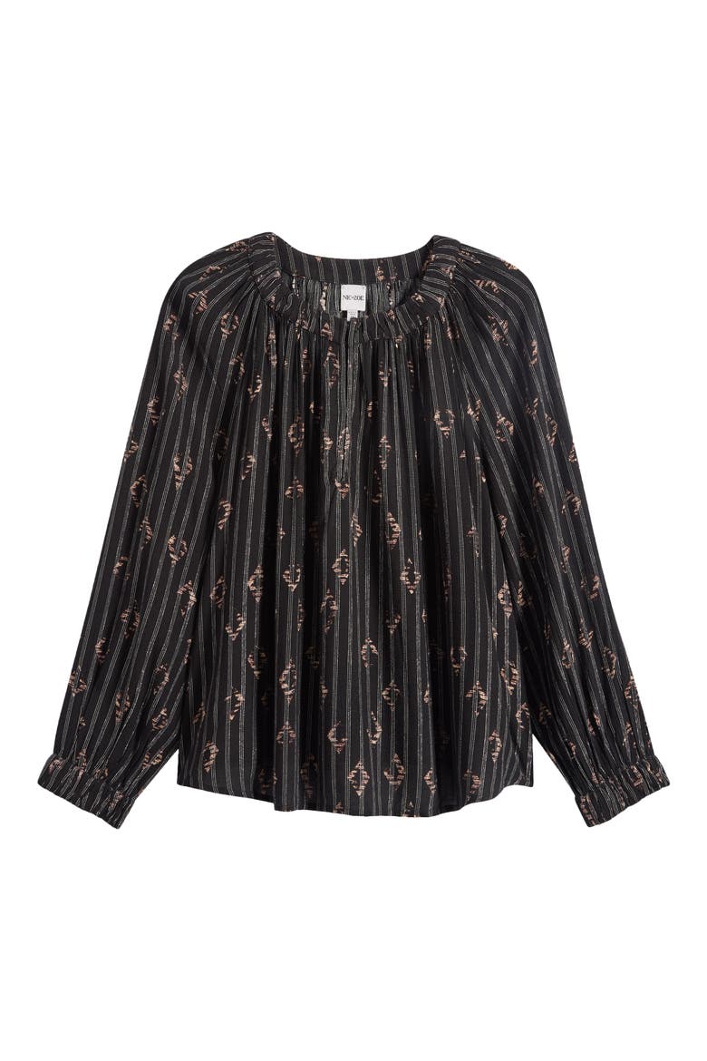 Diamond Lurex Top, Main, color, BLACK MULTI