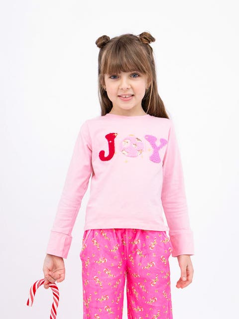 Joy Applique Long Sleeve T-shirt