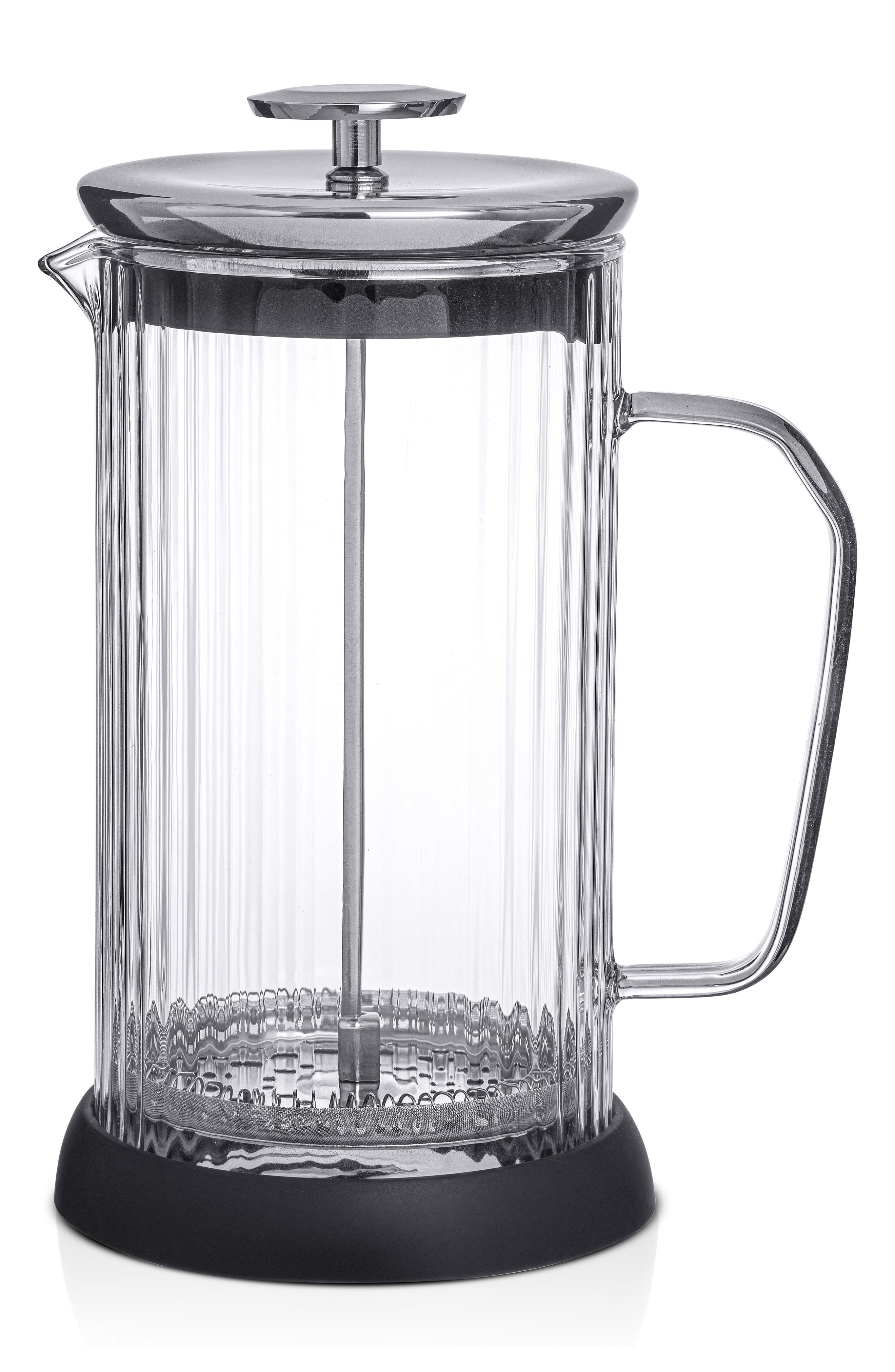 JoyJolt Fluted Glass French Press