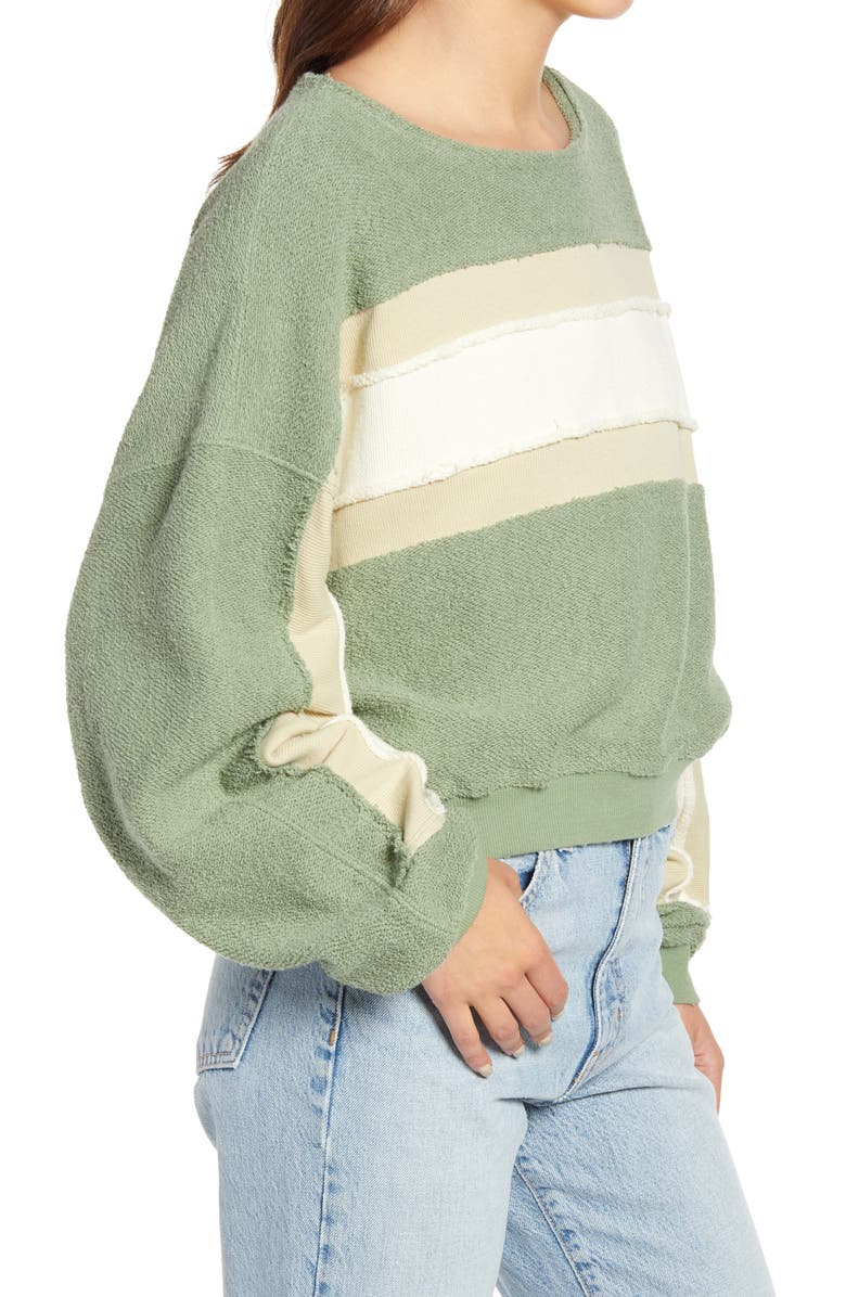 Free People Palo Alto Cotton Blend Stripe Pullover, Alternate, color, 