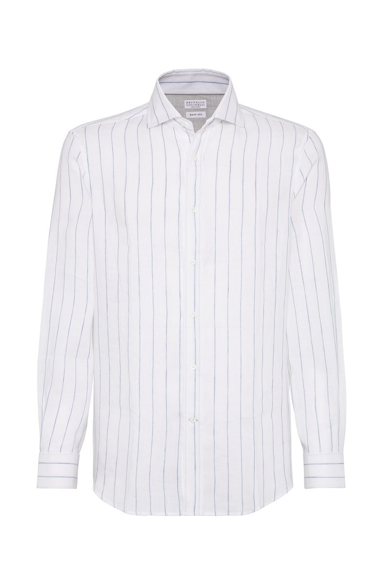 Brunello Cucinelli Chalk stripe shirt, Main, color, 
