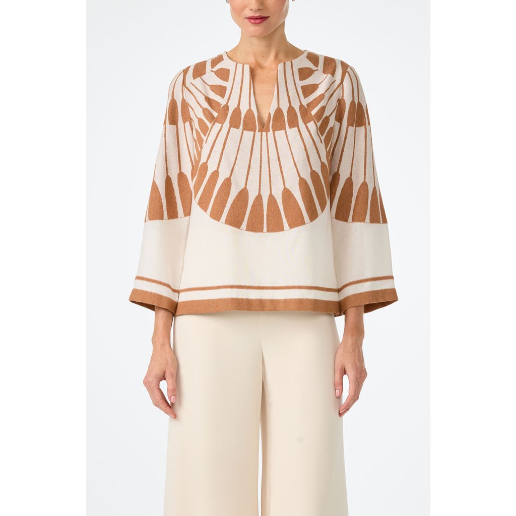 Trina Turk Amy Fil Coupe Top in Poplar/doe  product