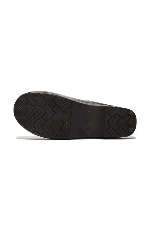 Dansko 'sonja' Oiled Leather Clog In Black