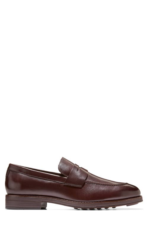 Cole Haan Ledley Grand Penny Loafer In Burgundy
