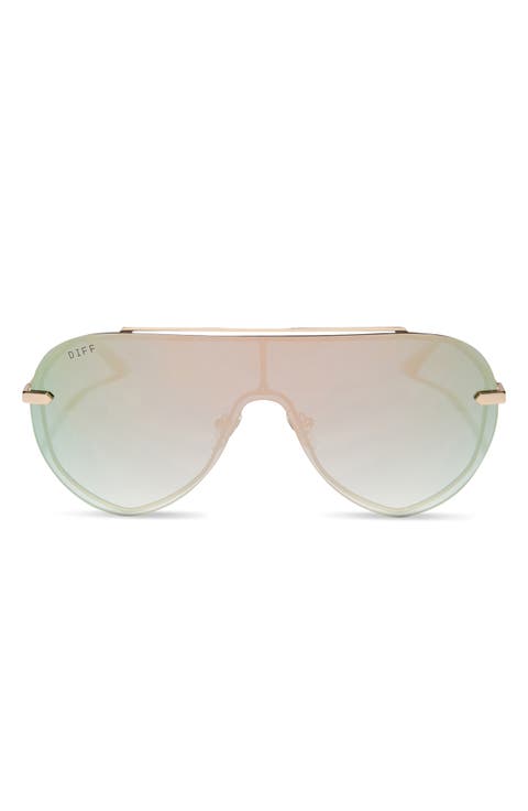 Imani 139mm Gradient Shield Sunglasses