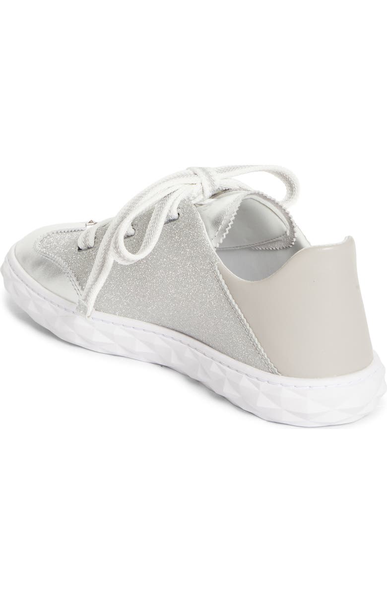 Jimmy Choo Diamond Light Flex T-Toe Sneaker, Alternate, color, V Silver