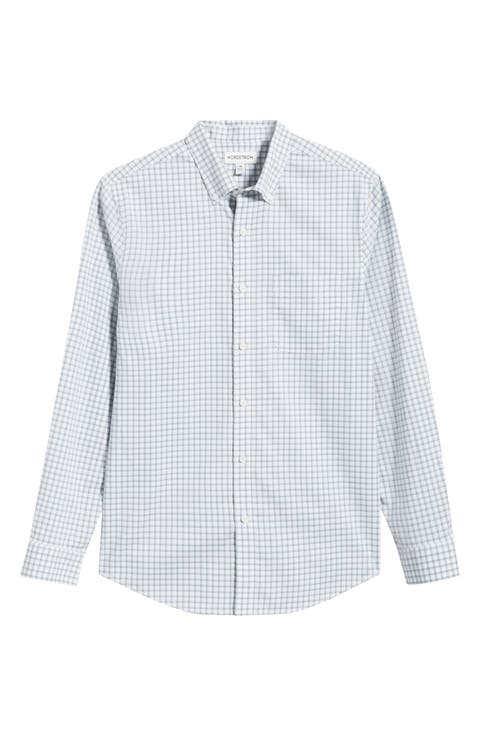 Grid Check Button-Down Oxford Shirt