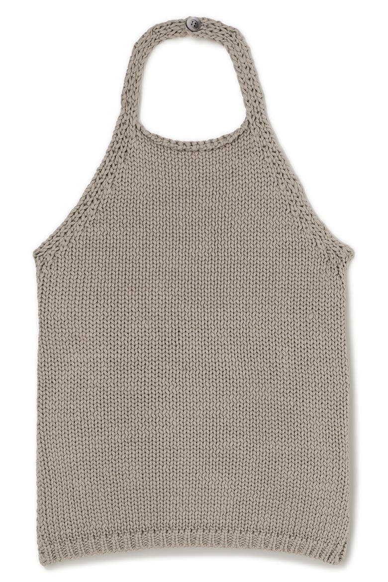 Chunky Cotton Halter Top, Alternate, color, STONE