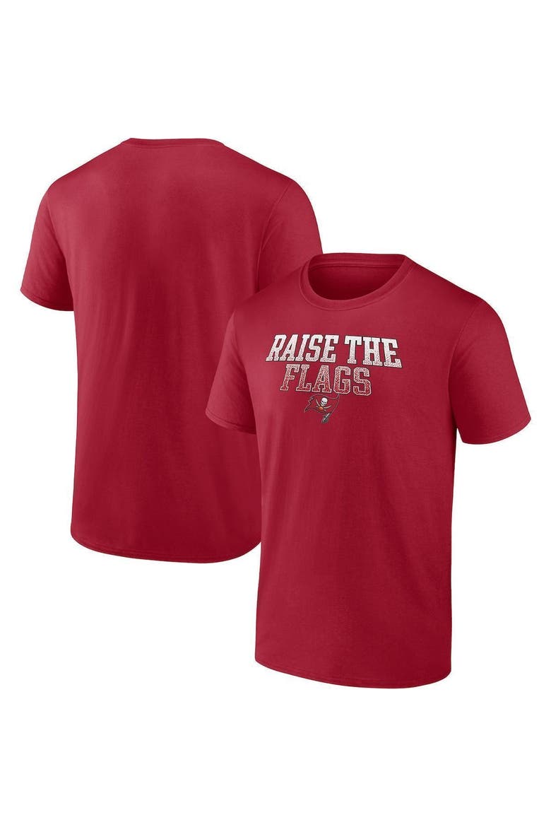 Men's Fanatics Branded Red Tampa Bay Buccaneers Heavy Hitter T-Shirt, Alternate, color, Red
