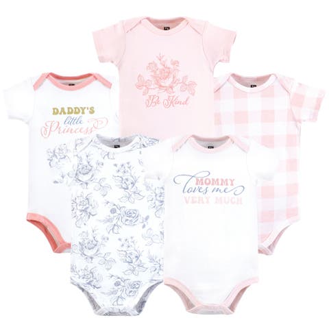Cotton Bodysuits 5-Pack (Baby)
