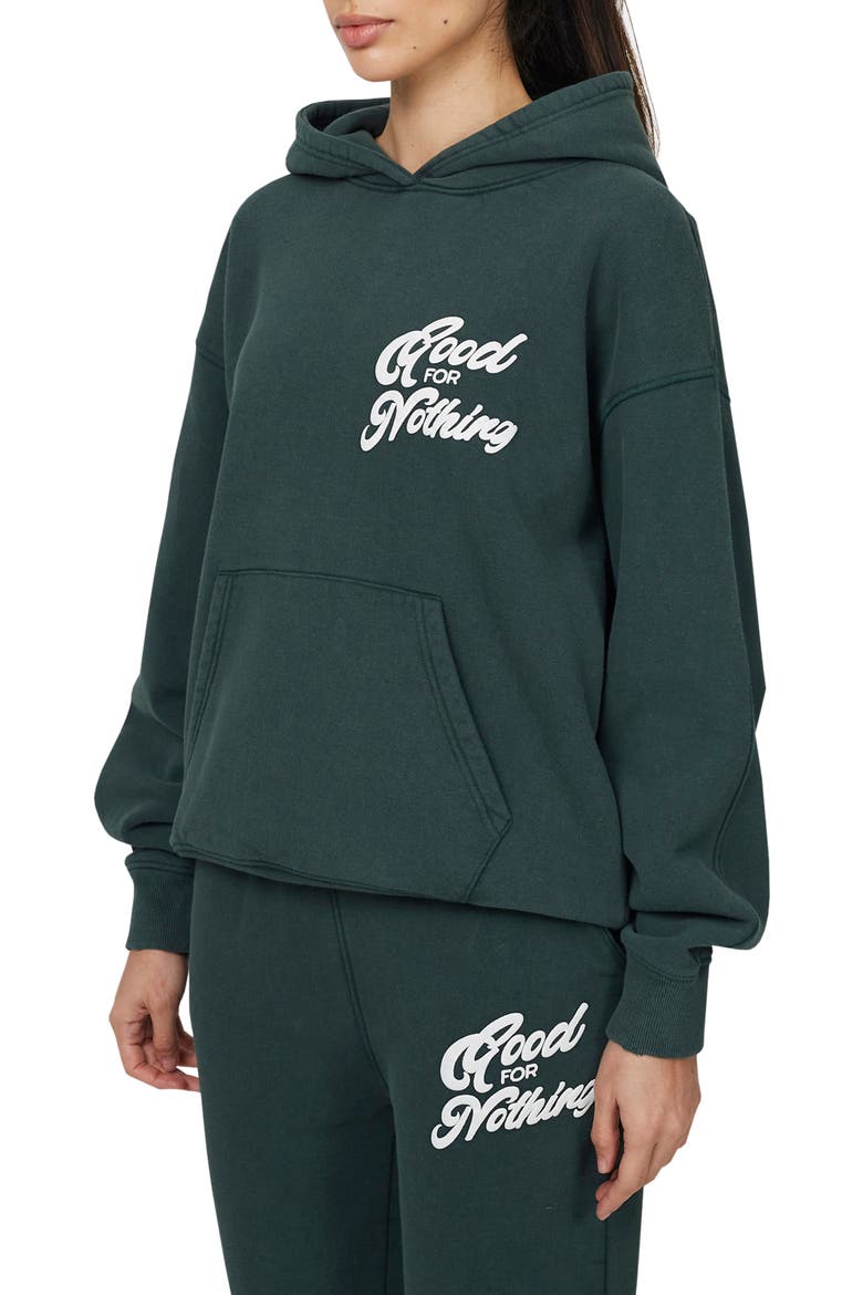 Funk Relaxed  Hoodie, Alternate, color, Green