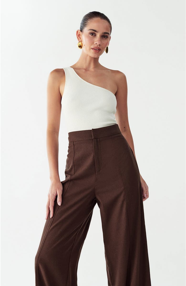 WILLA Dayton Pants, Alternate, color, Chocolate