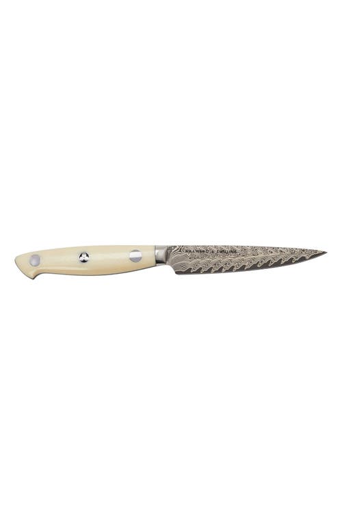 ZWILLING Bob Kramer Cumulus 4-Inch Paring Knife in White 