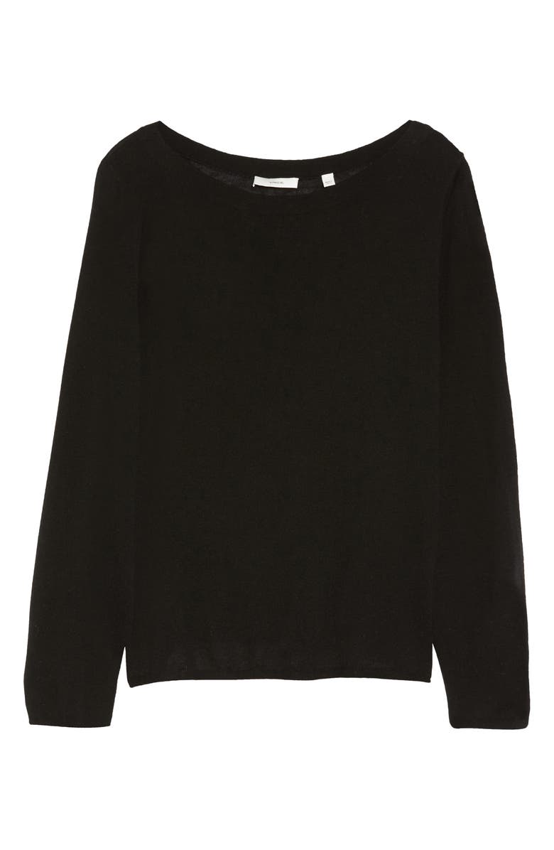 Vince Ballet Neck Wool & Cashmere Blend Sweater, Alternate, color,
