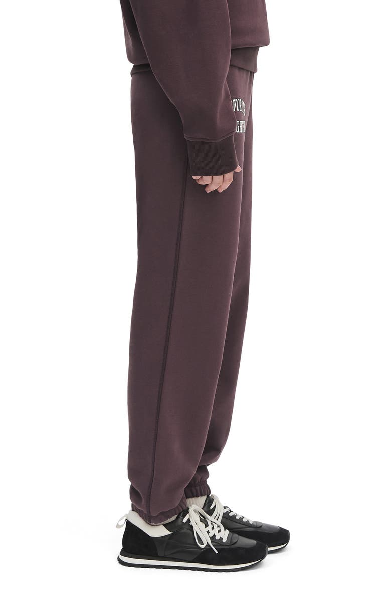 Favorite Daughter The Collegiate Joggers, Alternate, color, Burgundy/ Gardenia