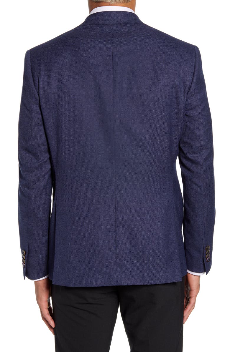 Ted Baker London Roger Trim Fit Solid Wool Blazer, Alternate, color,