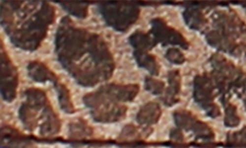 Linea Pelle Convertible Animal Print Belt In Brown