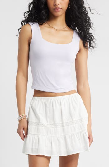 Bp. Square Neck Tank In White
