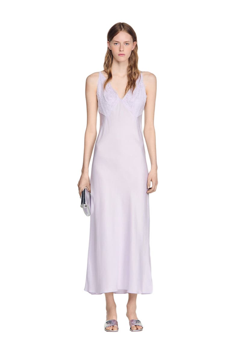 Lace maxi dress, Alternate, color, Mauve