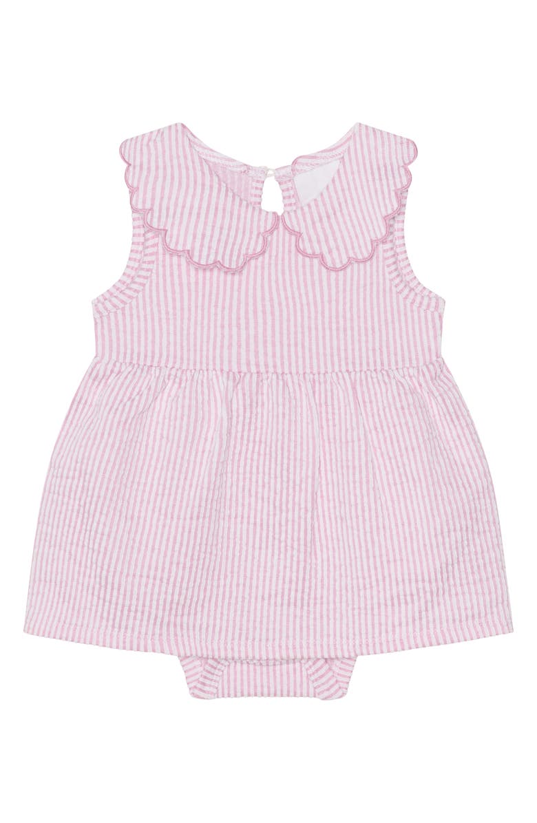 Petit Lem’s Mini Threads 3-Piece Collared Dress Set, Alternate, color, Light Pink