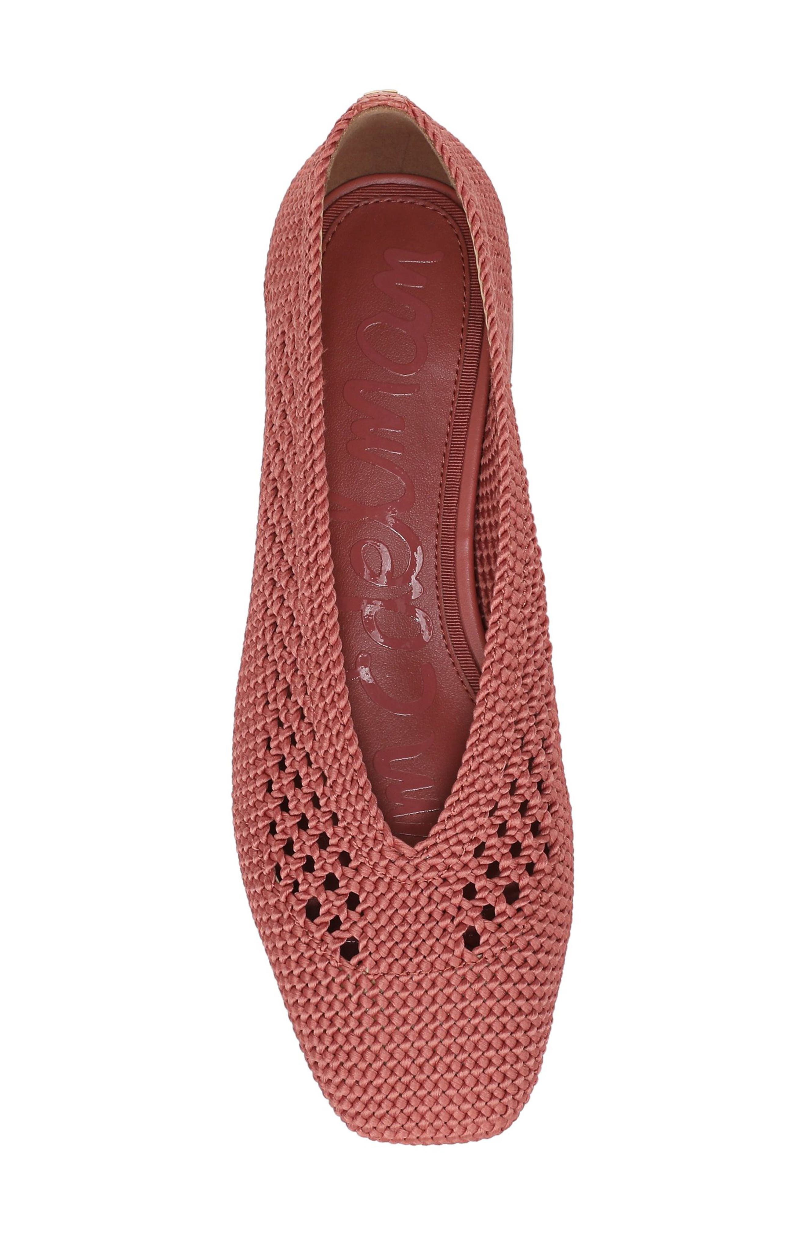Kasey Knit Flat, Alternate, color, INDIE PINK
