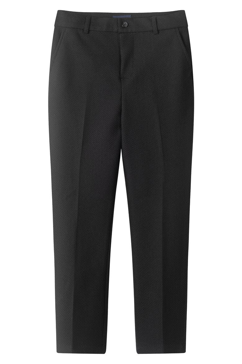 Kids' Stretch Two-Piece Suit, Alternate, color, BLACK MESH