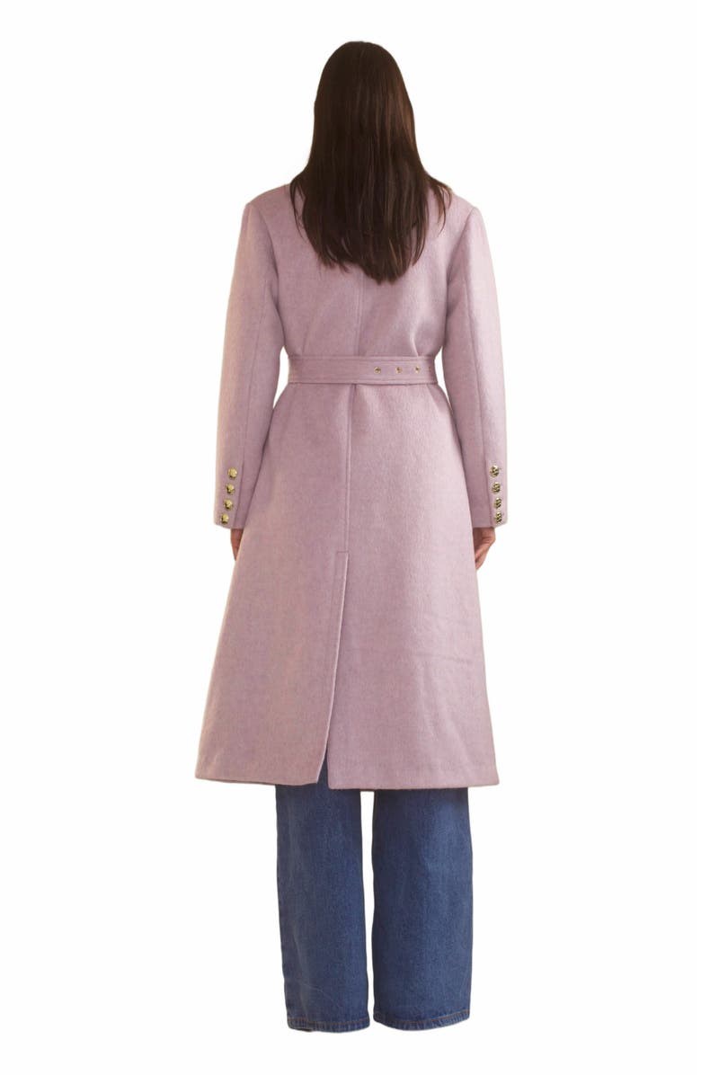 Cynthia Rowley Noa Wool Cocoon Coat, Alternate, color, 
