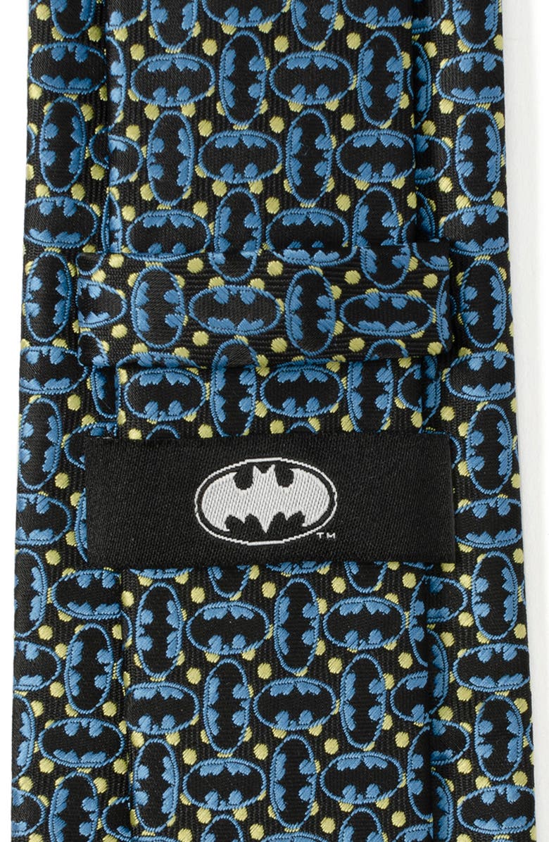 Cufflinks, Inc. Batman Emblem Silk Blend Tie, Alternate, color, Blue Black